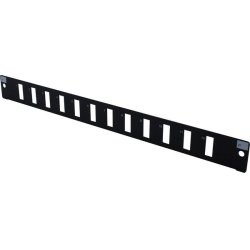 19" 1U Fiber Optic Front panel for 12 SC Duplex/LC Quad
