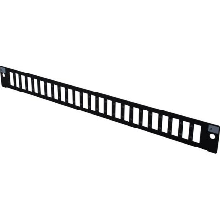 19" 1U Fiber Optic Front panel for 24 SC Duplex/LC Quad