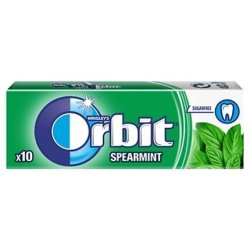 Orbit Spearmint Chewing Gum 10 Pieces 14g