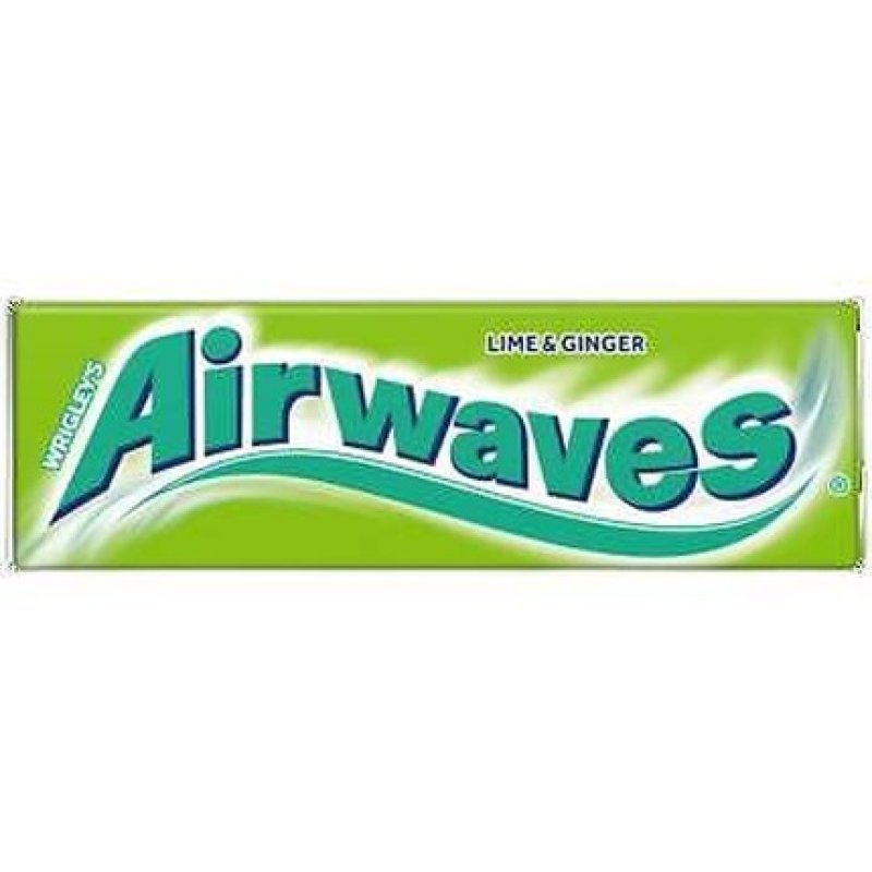 Airwaves Lime And Ginger Sugar Free Chewing Gum 14g