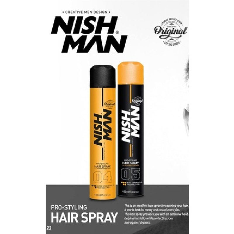 Nishman Hair Styling Series Hair Spray 04 400ml