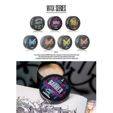Barber Marmara Keratin Hair Wax 150ml Matt Wax Natural Finish Men's Hair Wax Strong Hold Barbershop Styling