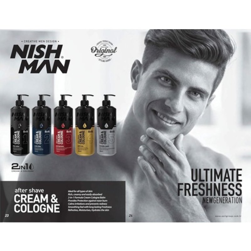 Nishman After Shave Lotion Cream & Cologne 03