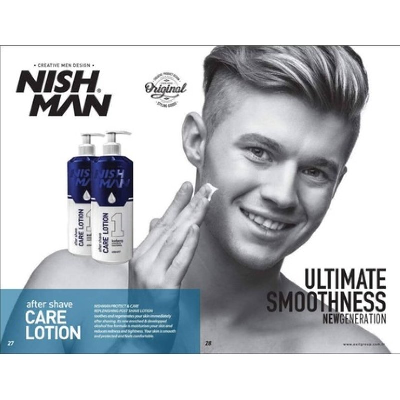 NISHMAN 01 After Shave Care Lotion Iceberg 400ml