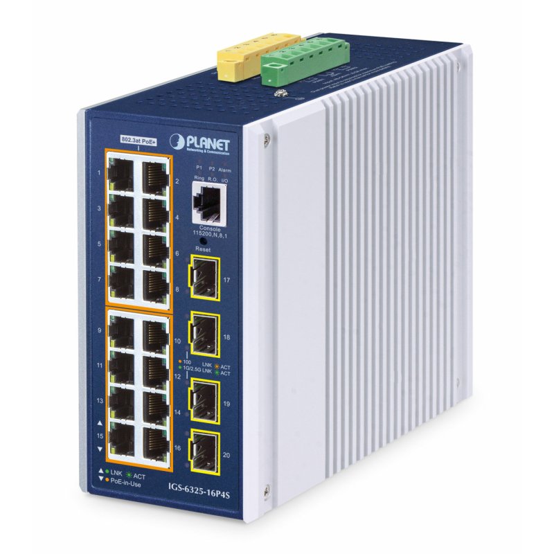 PLANET IGS-6325-16P4S commutateur réseau Géré L3 Gigabit Ethernet (10/100/1000) Connexion Ethernet, supportant
