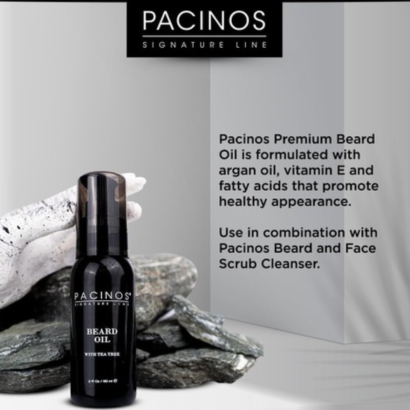 Pacinos Beard Oil For A Frizzfree Beard Helps Relieve Itchiness And Condition