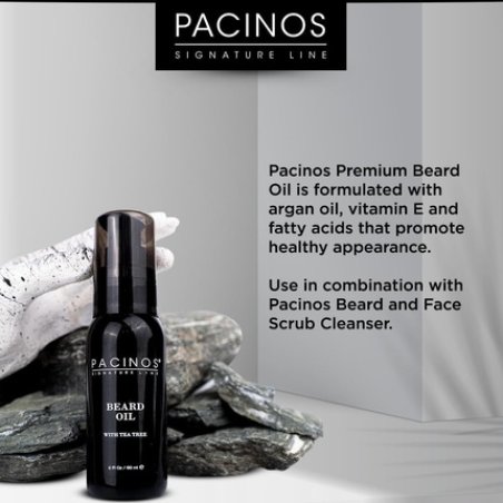 Pacinos Beard Oil For A Frizzfree Beard Helps Relieve Itchiness And Condition