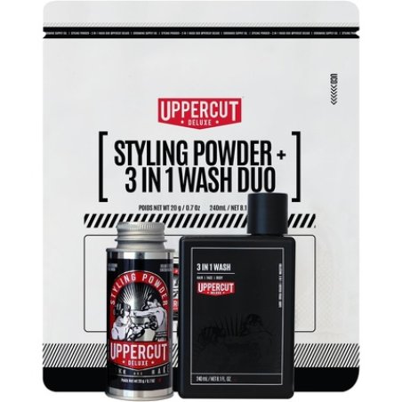 Uppercut Deluxe Styling 3 in 1 Wash and Styling Powder Duo - Gentle Wash