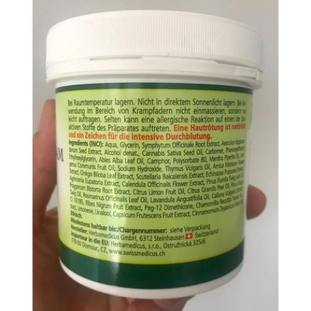 Swissmedicus Horse Balm with Hemp - Warming Effect for Muscles & Joints