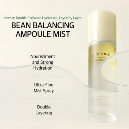 Mixsoon Bean Balancing Ampoule Mist Hydrating Facial Mist 28 Oil & Serum