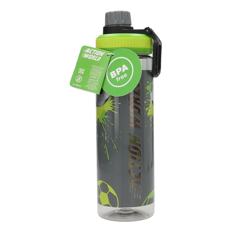Dino World Action 0414187 gourde Utilisation quotidienne 700 ml Silicone, Polypropylène (PP), Tritan Multicolore