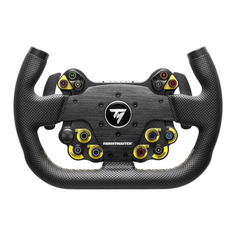 Thrustmaster - EVO Racing 31U Leather - Kryptonite Yellow - 12.2 inches