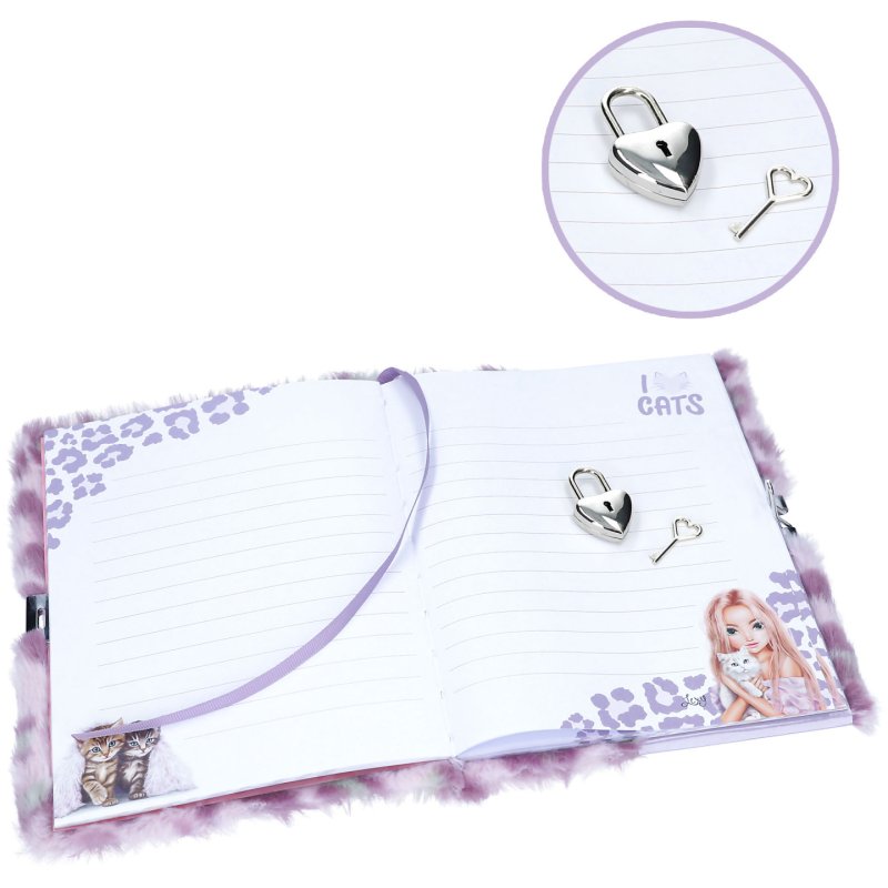 Topmodel - COSY CAT Diary With Lock Lilac (0414200)