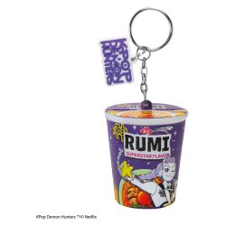 KPop Demon Hunters Squishy Keychain Rumi Superstar Flavor Noodles