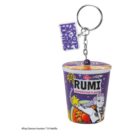 KPop Demon Hunters Squishy Keychain Rumi Superstar Flavor Noodles