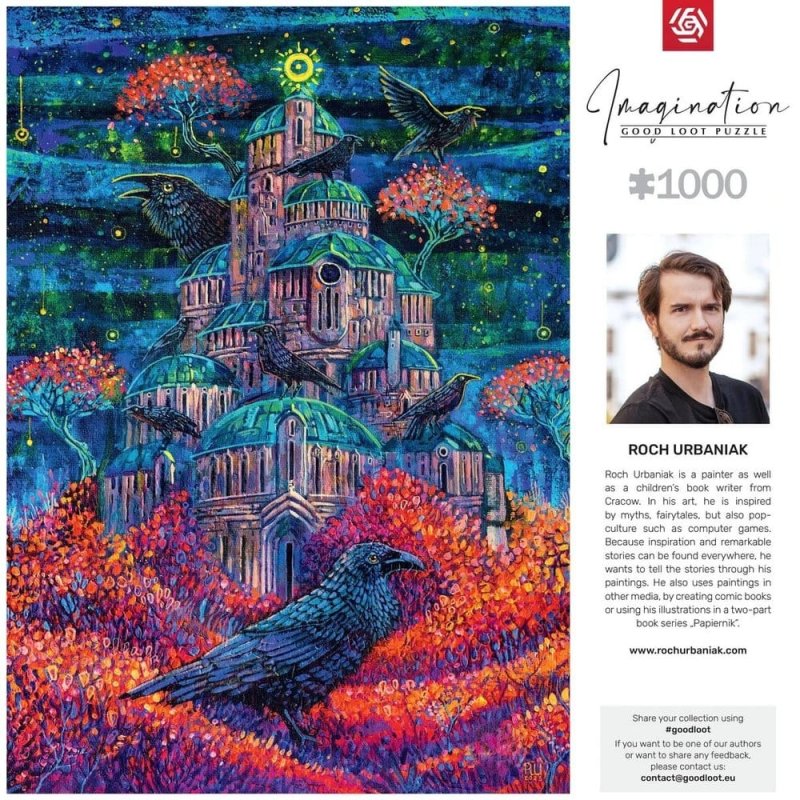 Puzzle Good Loot Imagination - Roch Urbaniak: Raven Queen's Fortress 1000 pc(s)