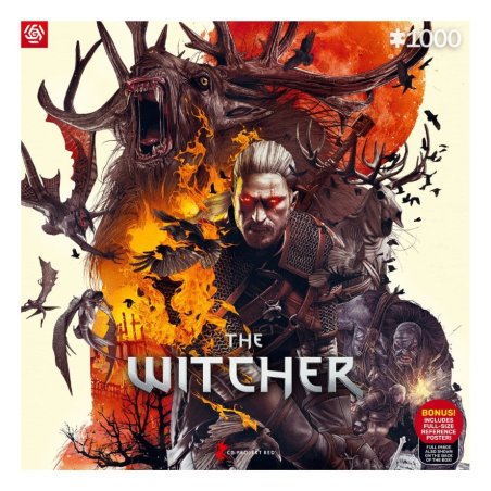 Good Loot Gaming Puzzle: The Witcher (Wiedźmin) Monsters 1000 elementów