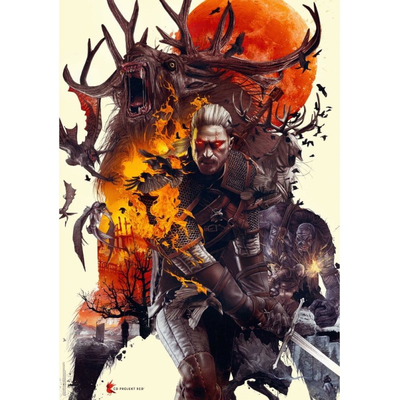 Good Loot Gaming Puzzle: The Witcher (Wiedźmin) Monsters 1000 elementów