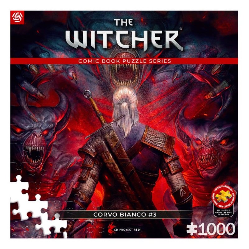Good Loot Comic Book Puzzle: The Witcher (Wiedźmin) Corvo Bianco 1000 elementów