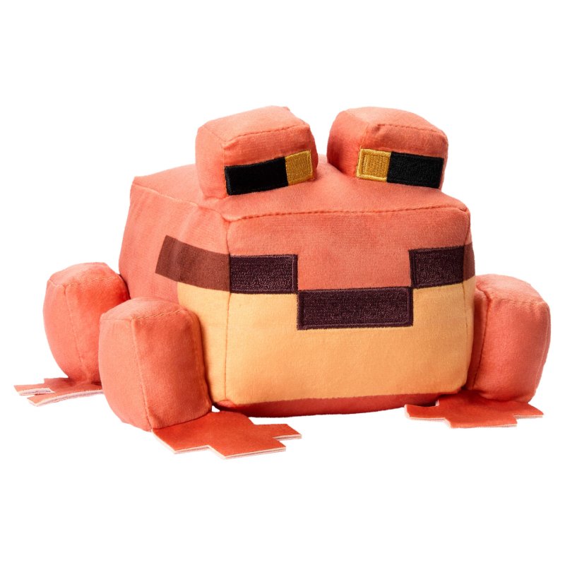 Minecraft Plush Frog Toy, 8-inch Soft Doll Inspired by the Video Game Character