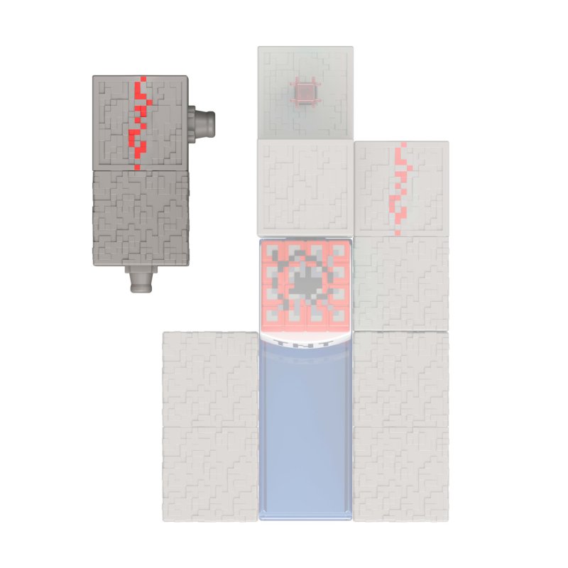 Minecraft -Figurine Squelette Redstone-figurine de 8 cm et accessoire