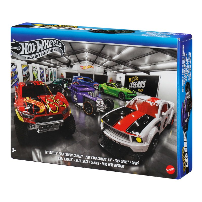 Hot Wheels Hot Wheels-Coffret Legends-Lot de 6 véhicules en métal