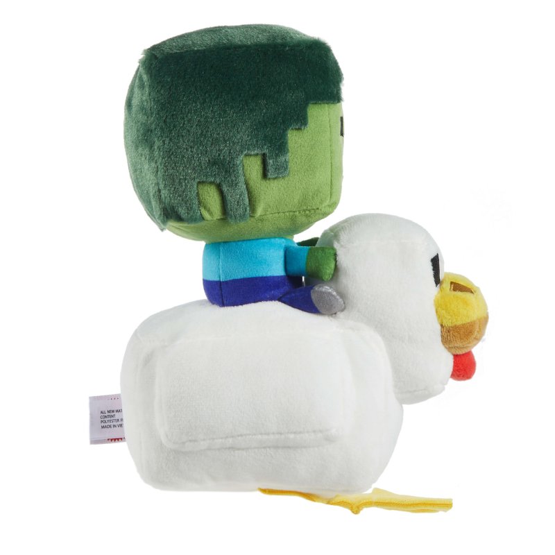 Minecraft Deluxe Plush Figure Chicken Jockey 20 cm