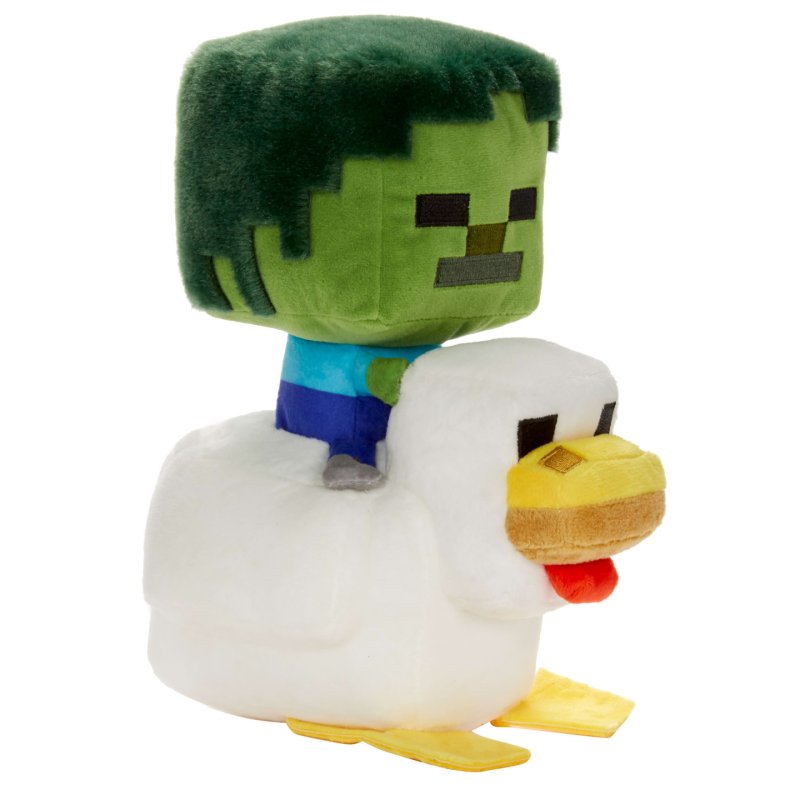 Minecraft Deluxe Plush Figure Chicken Jockey 20 cm