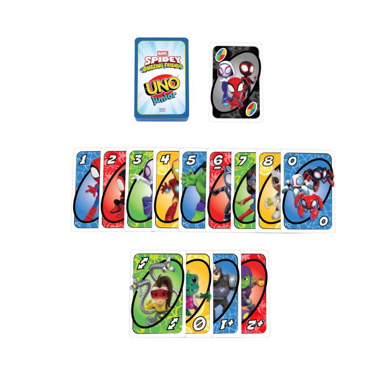 Games UNO Junior Spidey and his Amazing Friends