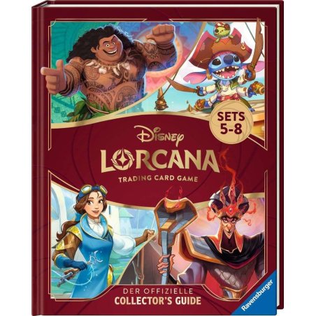 Disney Lorcana TCG Book The Official Collector's Guide: Sets 5-8 *German Version*