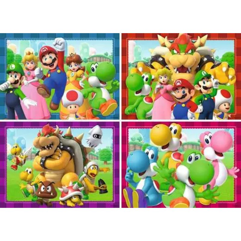Ravensburger 4 in a box Super Mario Jigsaw puzzle 100 pc(s) Video game