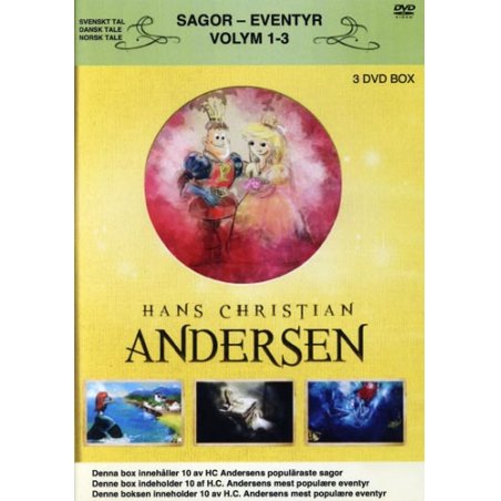 H.C. Andersen 10 Tales (3-Pack dvd)