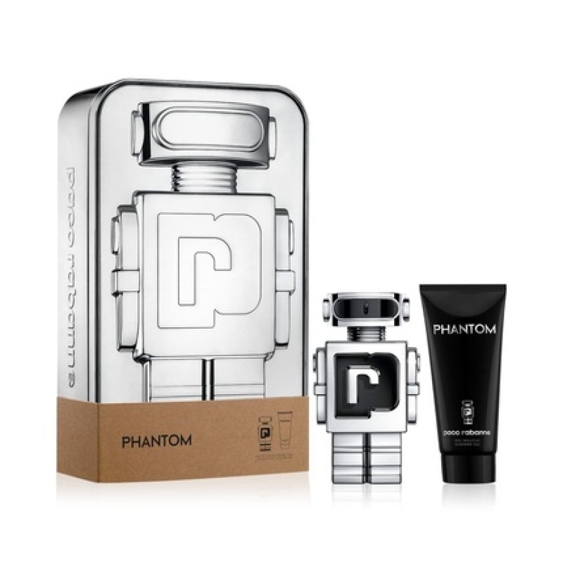 Paco Rabanne Phantom Eau De Toilette Gift Set 100ml Eau De Parfum Spray and 100ml Shower Gel