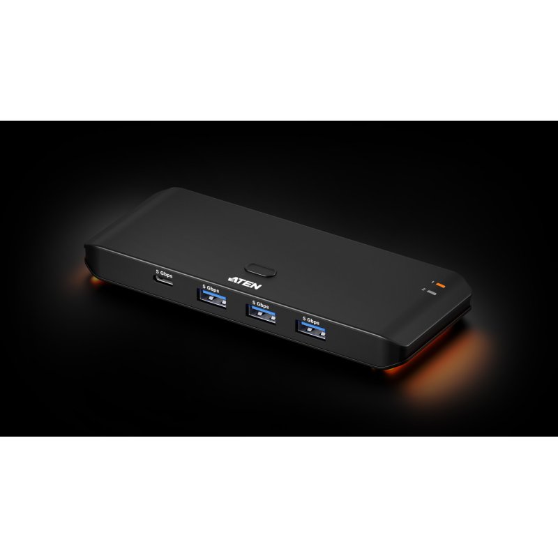 ATEN Commutateur USB 3.2 Gen 1 partagé 2 x 4