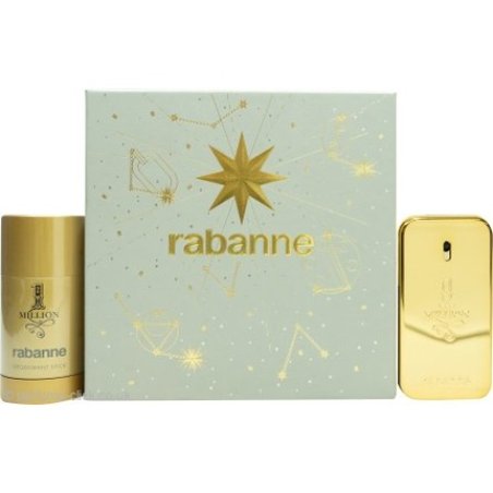 Paco Rabanne 1 Million Gift Set 50ml Eau De Toilette And 75g Deodorant Stick