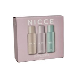 Nicce For Women Set: Body Mist 100ml Trio Original, Natura, Icon