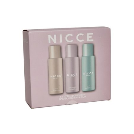 Nicce For Women Set: Body Mist 100ml Trio Original, Natura, Icon