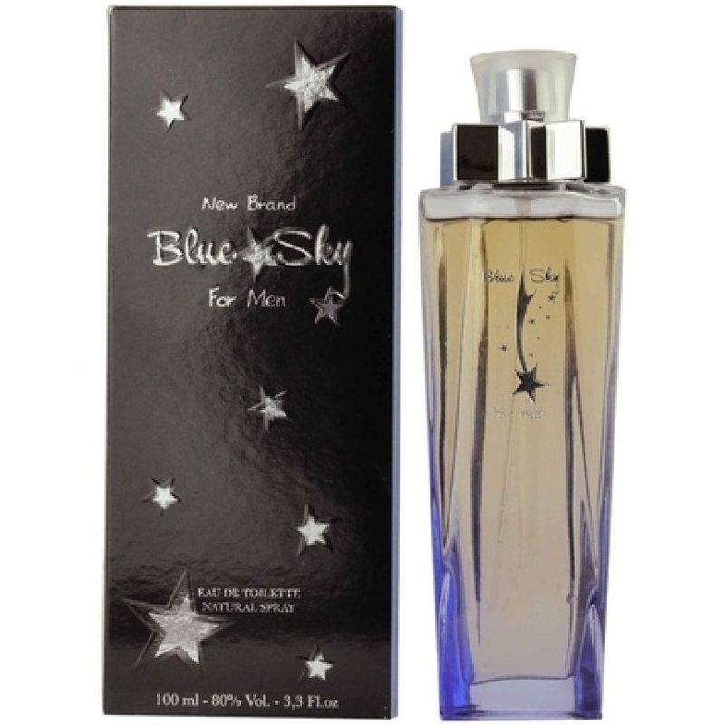 New Blue Sky New Brand For Men Eau De Toilette Natural Spray 100ml 3.3oz