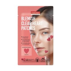 Purederm Blemish Clear Heart Patches 12 Pieces