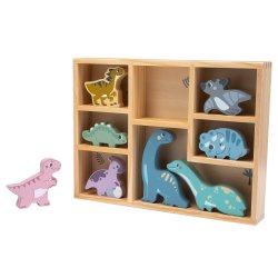 Kinder and Kids - Dinosaur in Wooden Box (8 pcs.) (K50516)