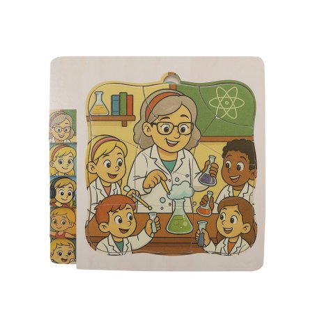 Kinder and Kids - Layer Puzzle, Girl's Life (K50590)