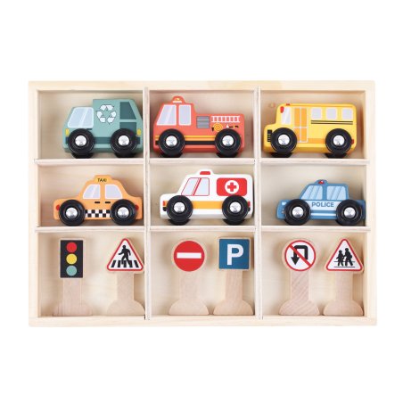 Kinder and Kids - Traffic Box (12 pcs.) K50544