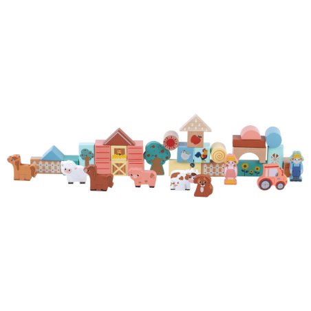 Kinder and Kids - Building Blocks, Farm (36 pcs.) K50560