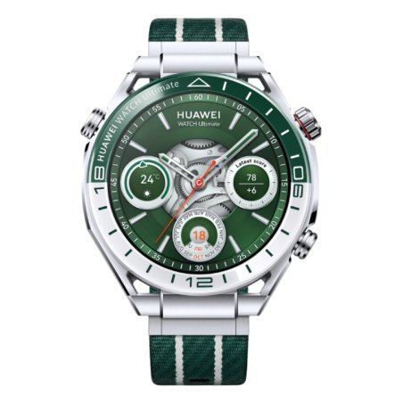 Huawei WATCH Ultimate 2 3.81 cm (1.5") AMOLED 47.8 mm Digital 466 x 466 pixels Touchscreen 4G Chrome, Green Wi-Fi GPS