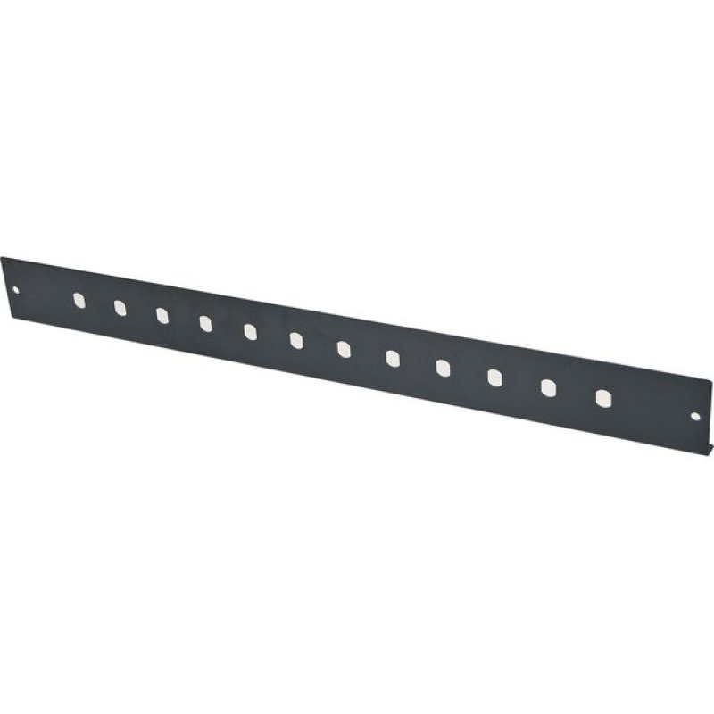 DEXLAN 19" 1U Fiber Optic Patch panel Front panel for 12 × ST/FC