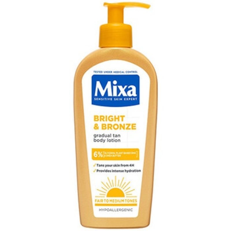 Mixa Bright And Bronze Milk Selftanning Milk For Gradual Tanning