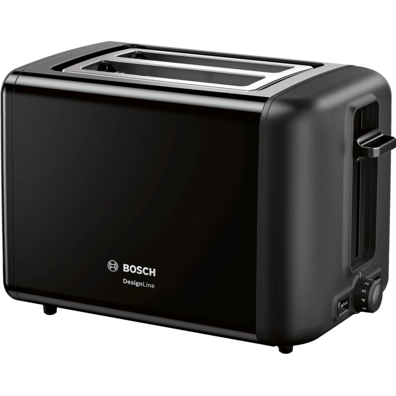 Bosch TAT3P423 toaster 2 slice(s) 970 W Black