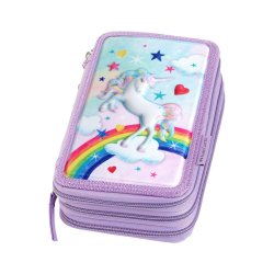 Faber‑Castell – Pencil Case Unicorn Empty Triple (573043)