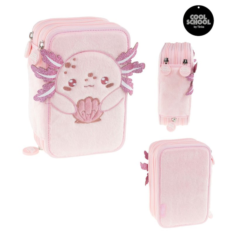 Tinka - Pencil Case Triple Axolotl