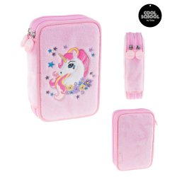 Tinka - Pencil Case Double Unicorn - Pink